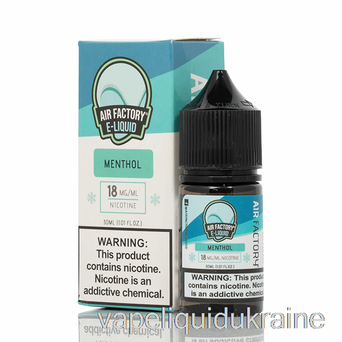 Vape Ukraine Menthol - Air Factory SALTS - 30mL 18mg